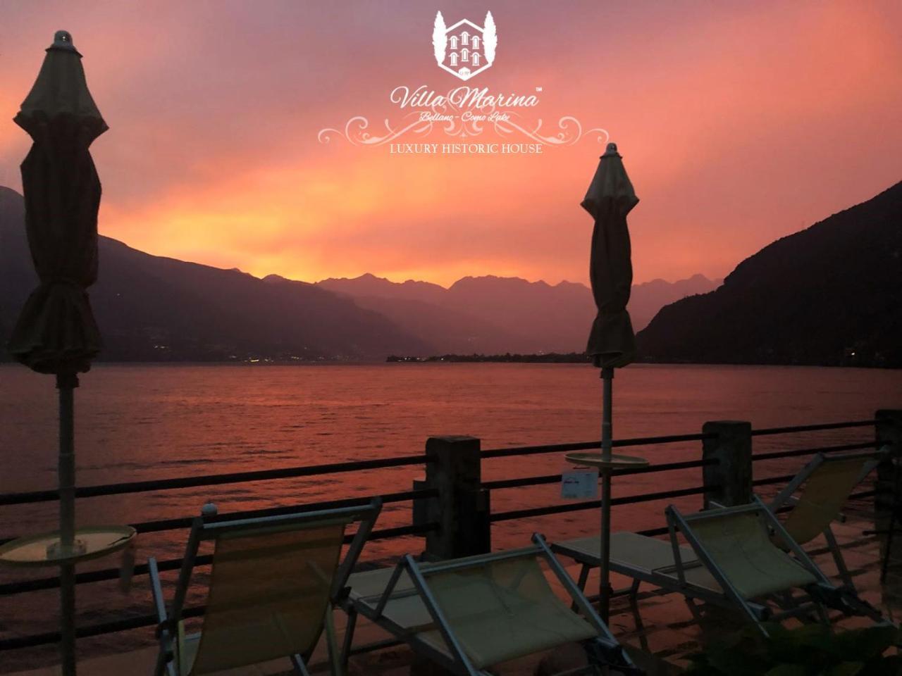 Villa Marina - Como Lake Беллано Екстер'єр фото